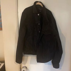 Triot black jean jacket. XL